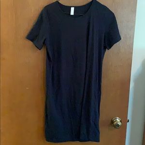 Navy blue American Apparel T-shirt dress